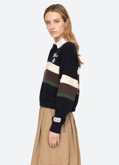 Sea New York - Polo sweatshirt - Multi - Rugby
