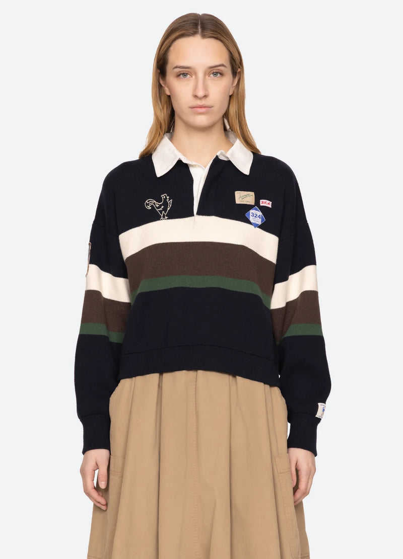 Sea New York - Polo sweatshirt - Multi - Rugby