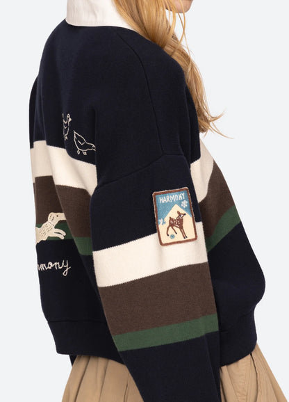 Sea New York - Polo sweatshirt - Multi - Rugby