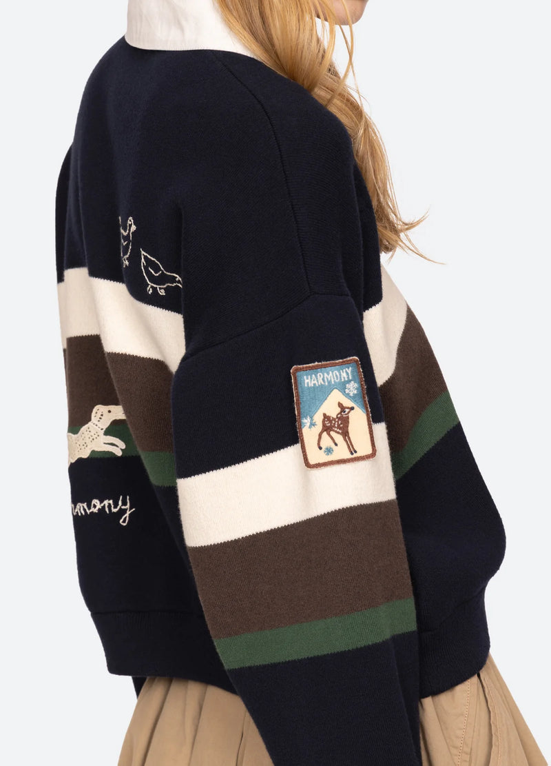 Sea New York - Polo sweatshirt - Multi - Rugby
