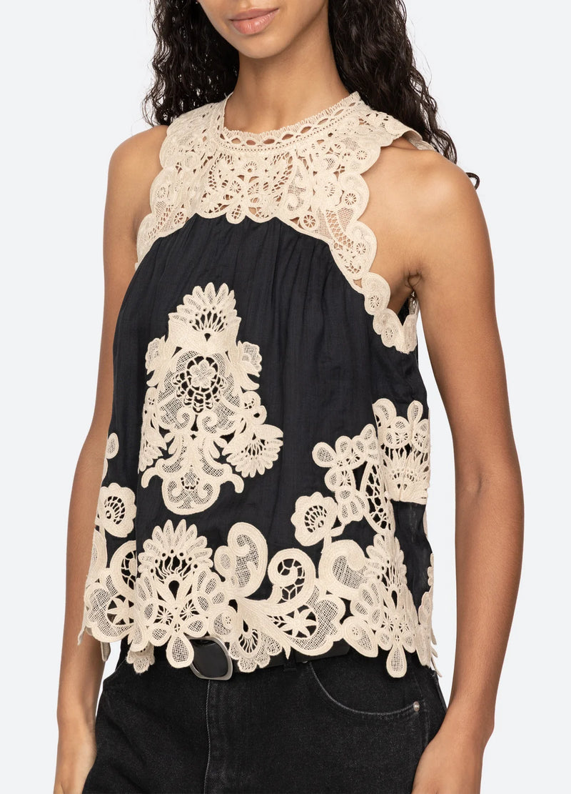Sea New York - Top - Black Lace - Medina