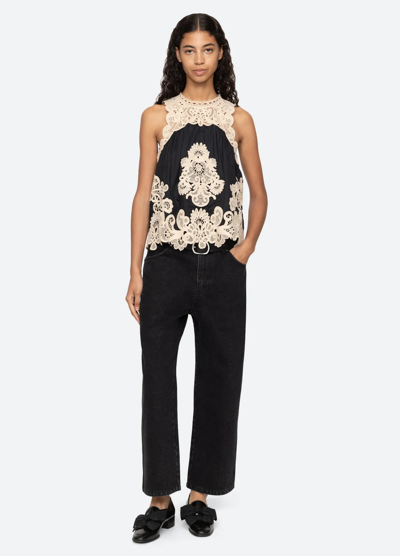 Sea New York - Top - Black Lace - Medina