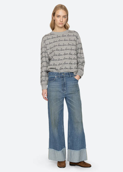 Vita sweatshirten fra Sea New York