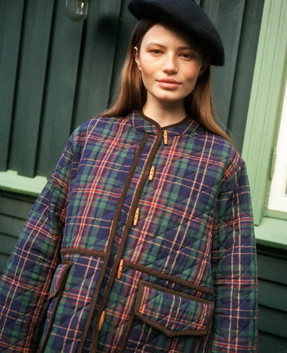 Sissel Edelbo - Jakke - Green Checks - Adriane