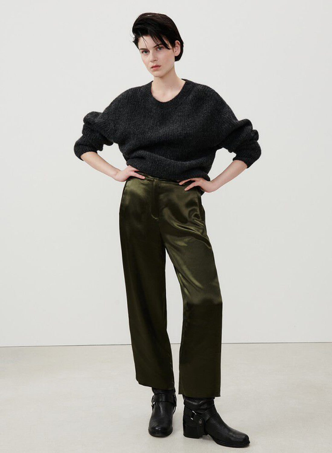 American Vintage - Strik - Anthracite Chine - Pull East