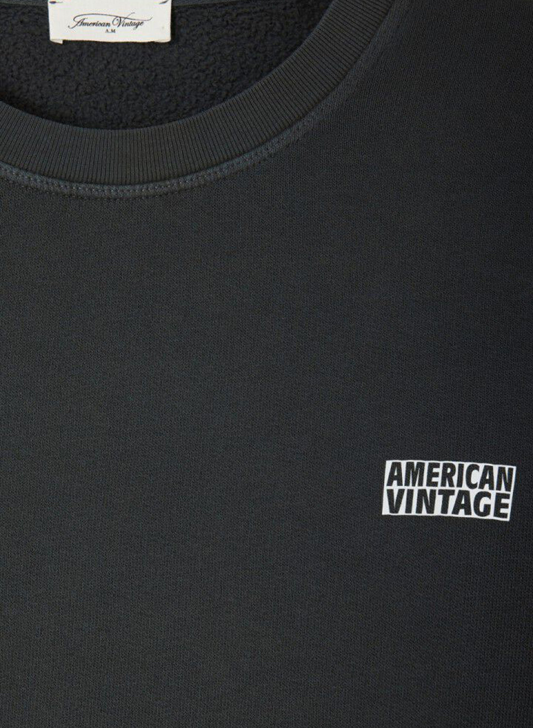 American Vintage Sweatshirt Izubird Carbone Vintage