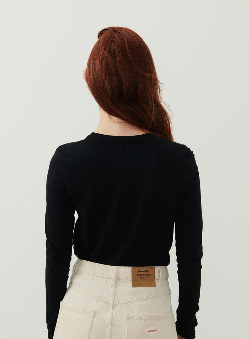 American Vintage - Bluse - Noir/Black - Gamipy O-Neck