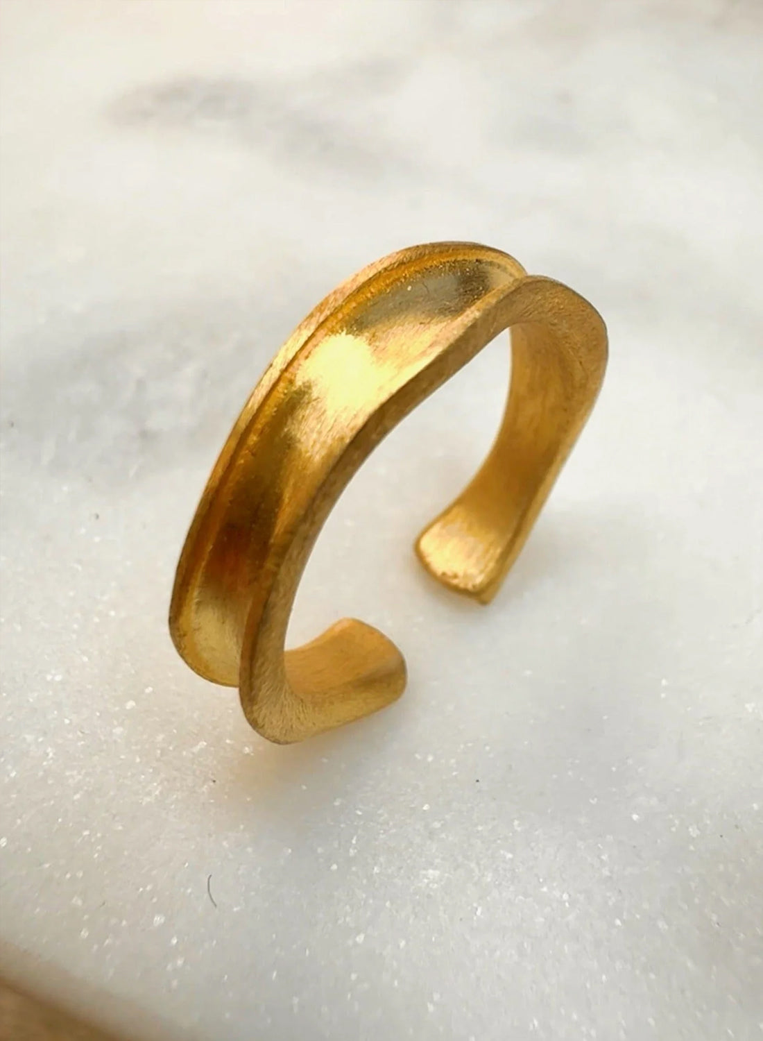 Andcopenhagen - Ring - 18 karat guldbelagt 925 sterlingsølv - Billie slim