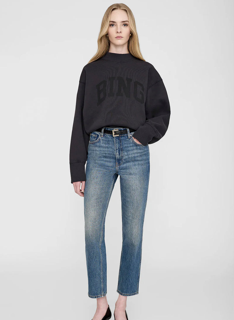 Anine Bing Bradie Sweatshirt Bing Black