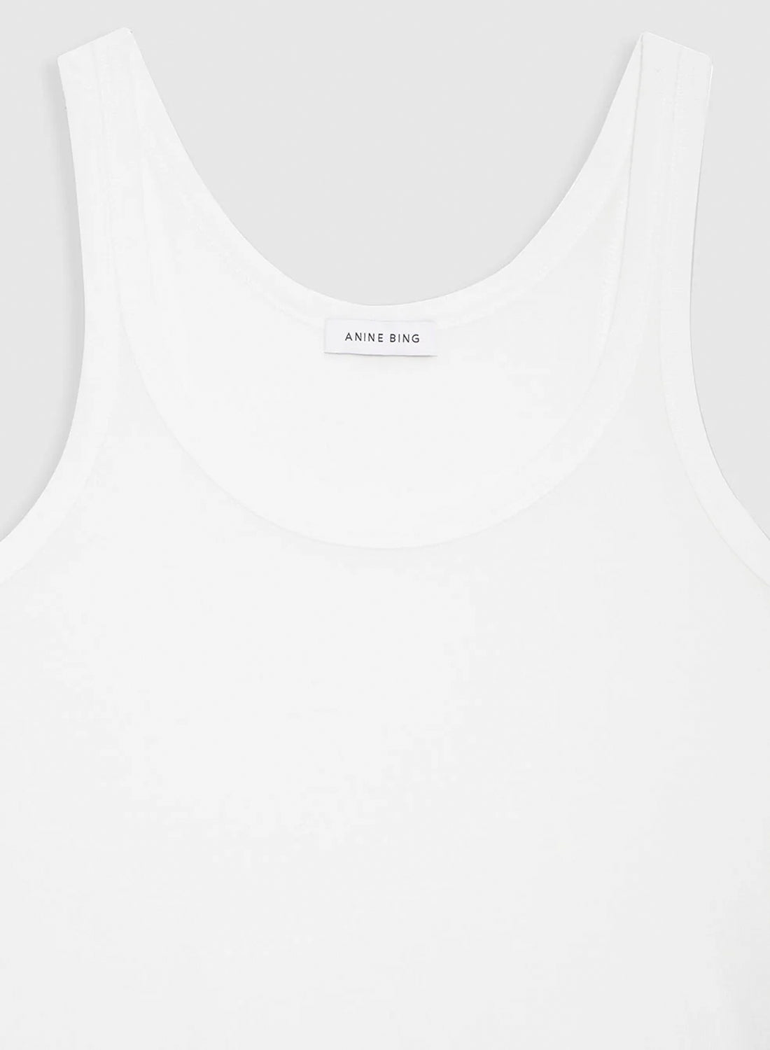 Anine Bing Brine Tank Off White Cashmere Blend