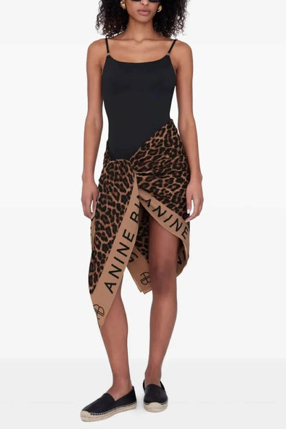 Anine Bing - Sarong - Tand And Brown Leopard - Eliza