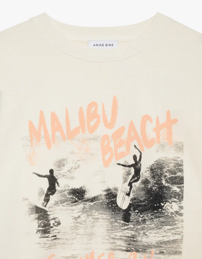 Anine Bing - Sweatshirt - Washed Buttercream - Harry Shrunken Surfer
