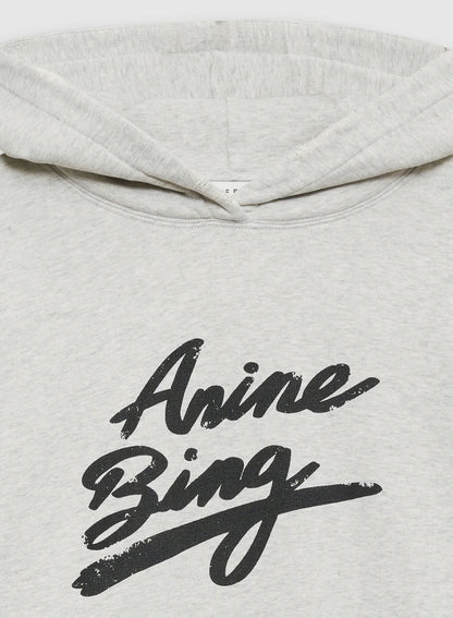 Anine Bing Harvey Sweatshirt Signature Heather Grey