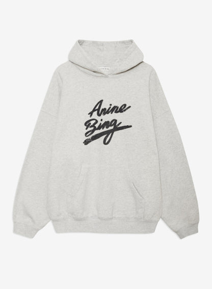 Anine Bing Harvey Sweatshirt Signature Heather Grey