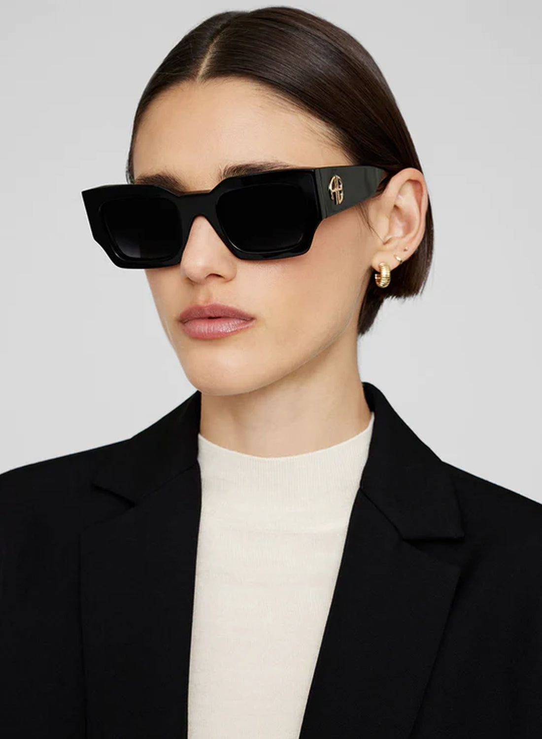 Anine Bing Indio Sunglasses Monogram Black - PREORDER