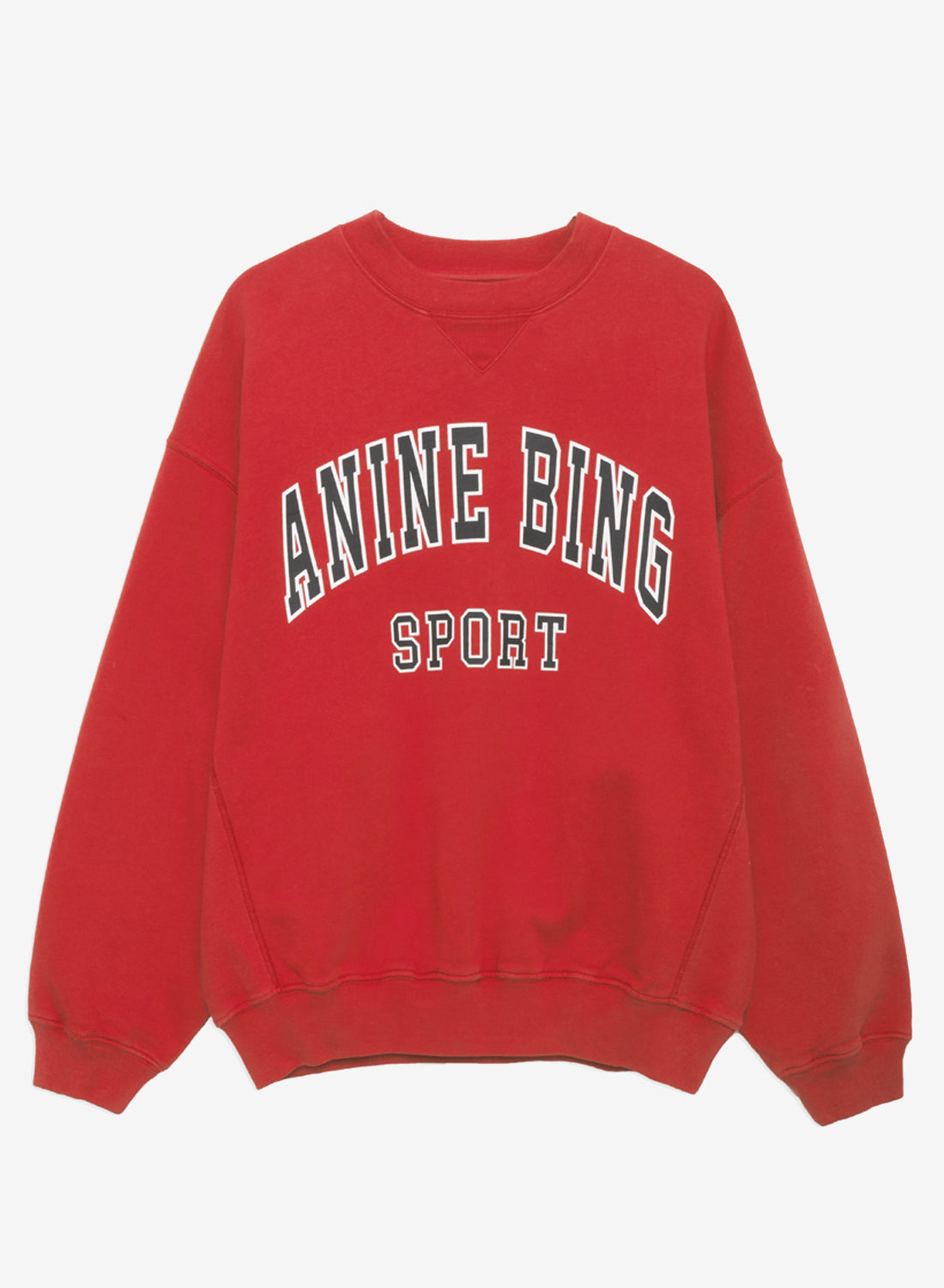 Anine Bing Jaci Sweatshirt Red - PREORDER