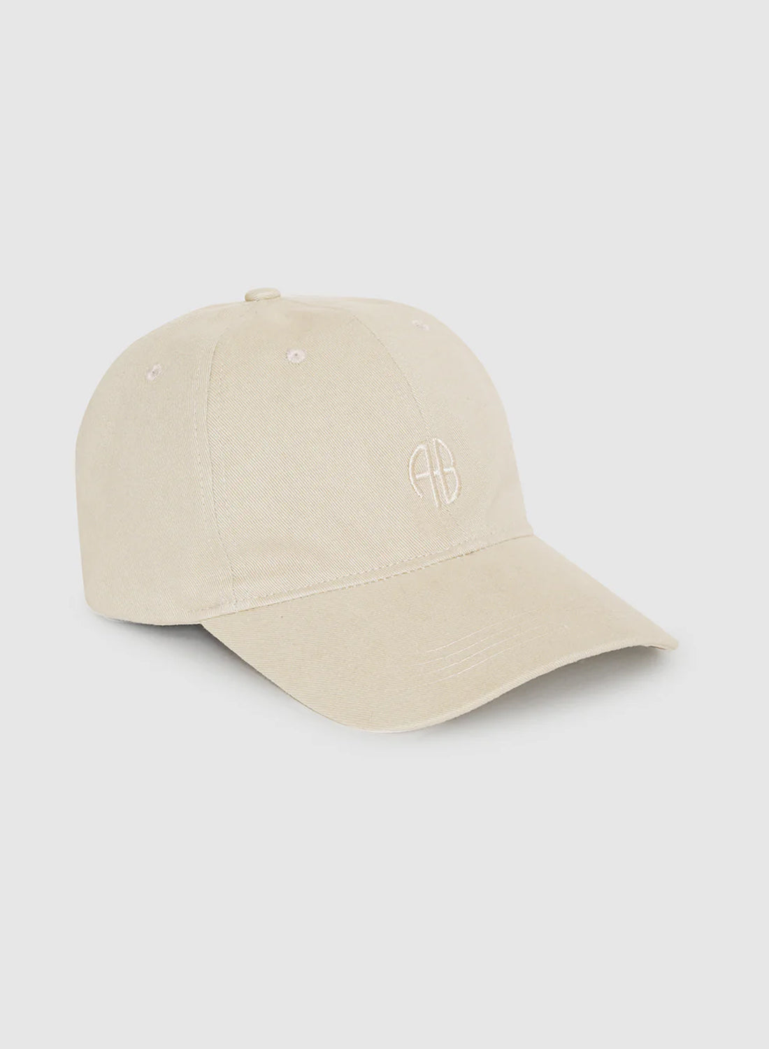 Anine Bing Jeremy Baseball Cap AB Oatmeal