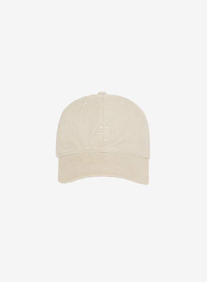 Anine Bing Jeremy Baseball Cap AB Oatmeal