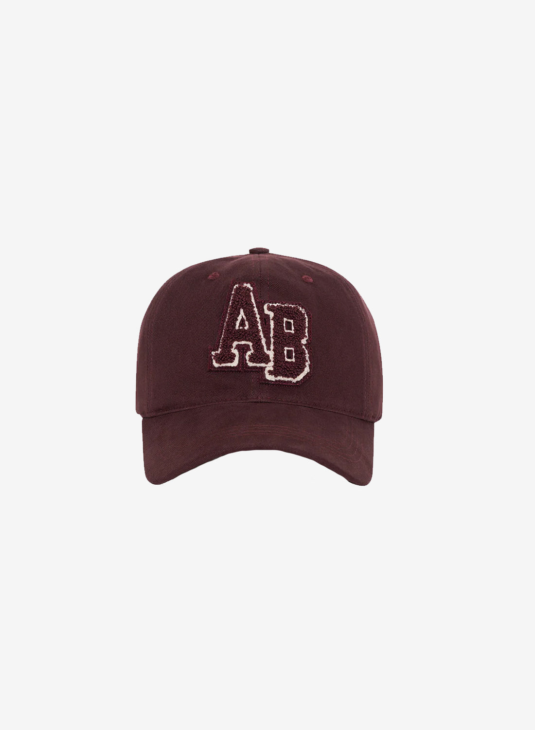 Anine Bing Jeremy Baseball Cap Letterman Dark Burgundy