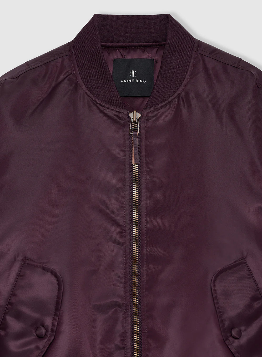 Anine Bing Leon Bomber Bordeaux