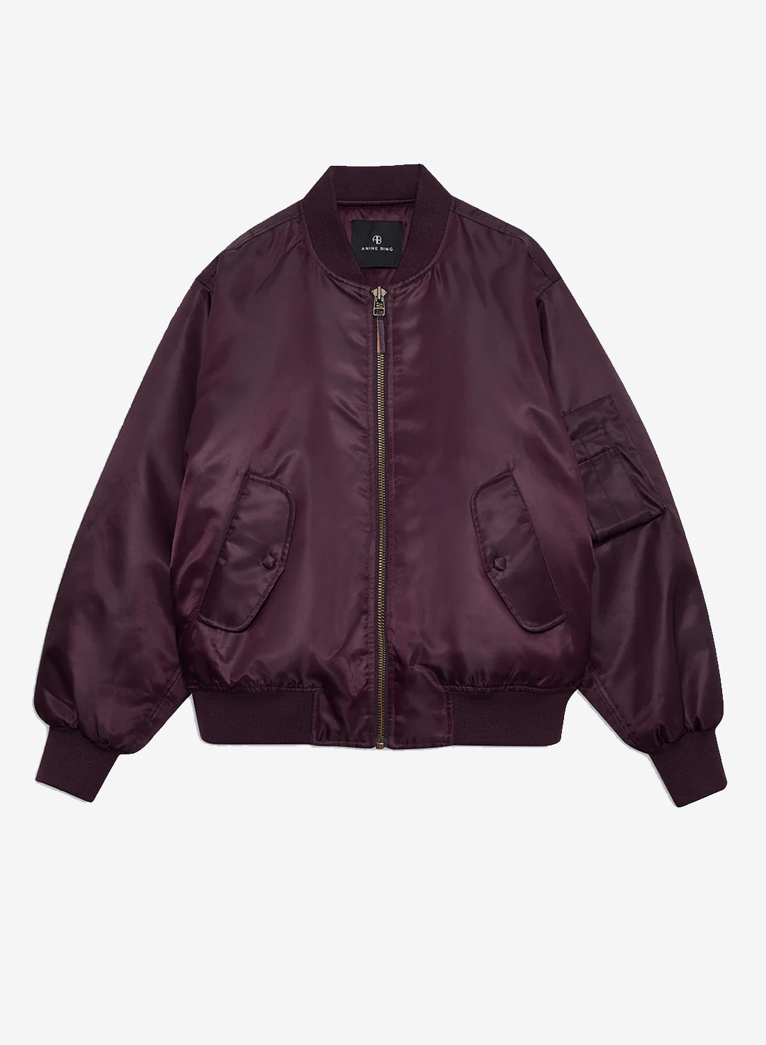 Anine Bing Leon Bomber Bordeaux