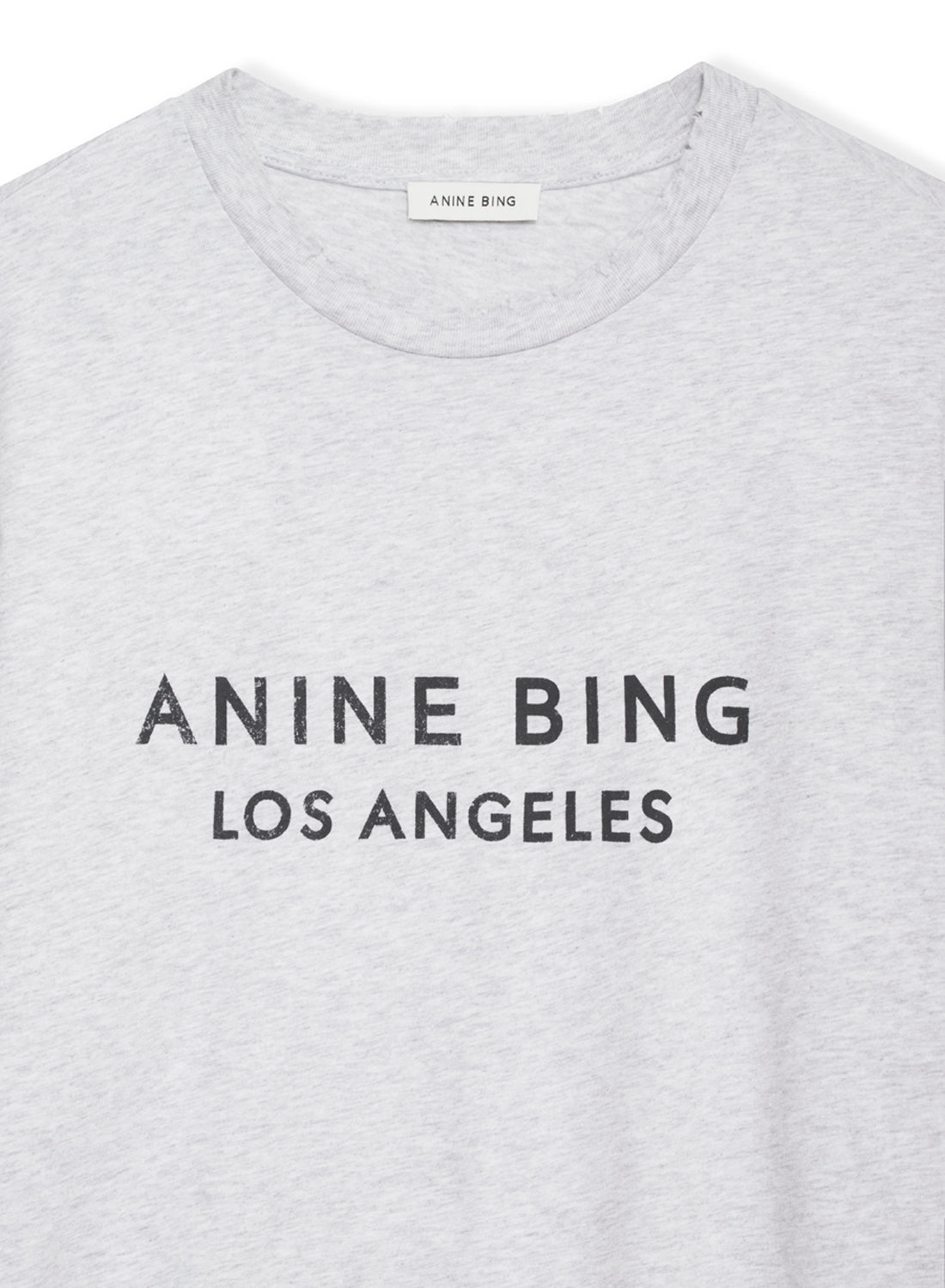 Anine Bing Meyers Tee Anine Bing Heather Grey