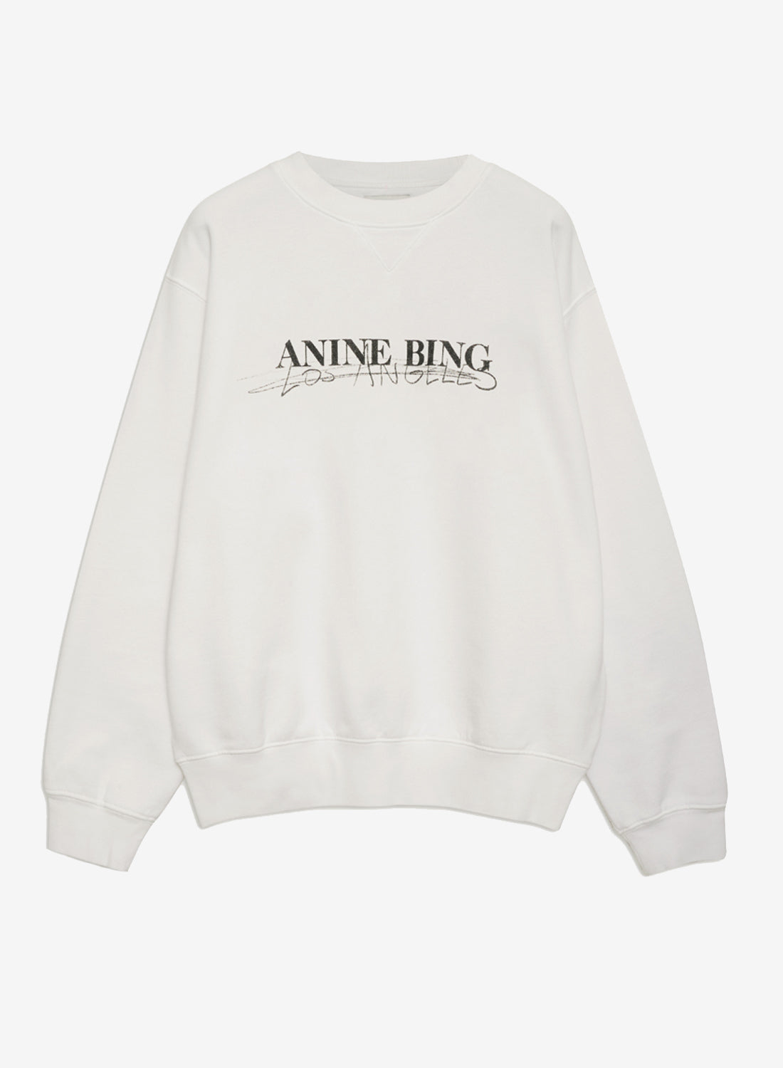 Anine Bing Ramona Sweatshirt Doodle Ivory