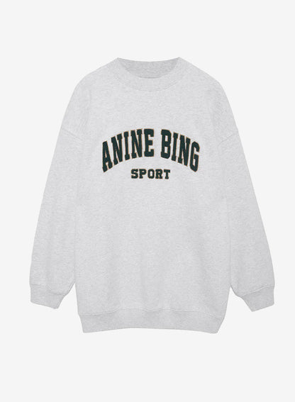 Anine Bing Tyler Sweatshirt Heather Grey