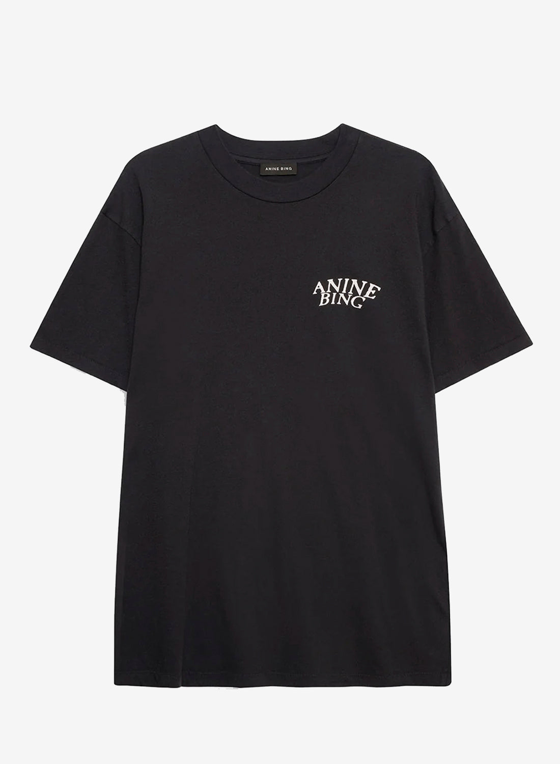 Anine Bing Walker Tee Band Vintage Black