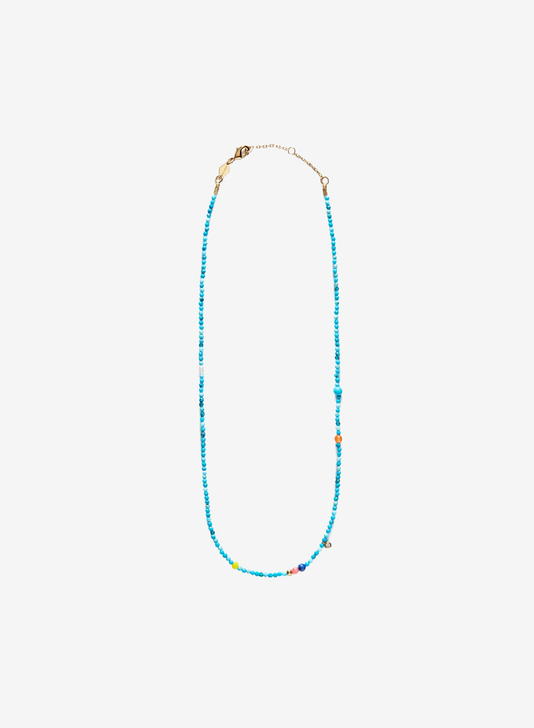 Anni Lu Dotty Necklace Turquoise