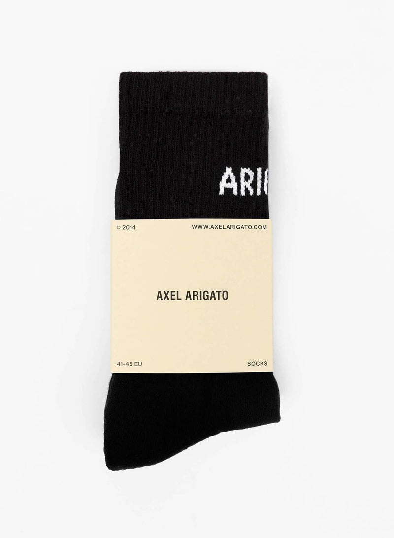 Axel Arigato Arigato Logo Tube Socks Black