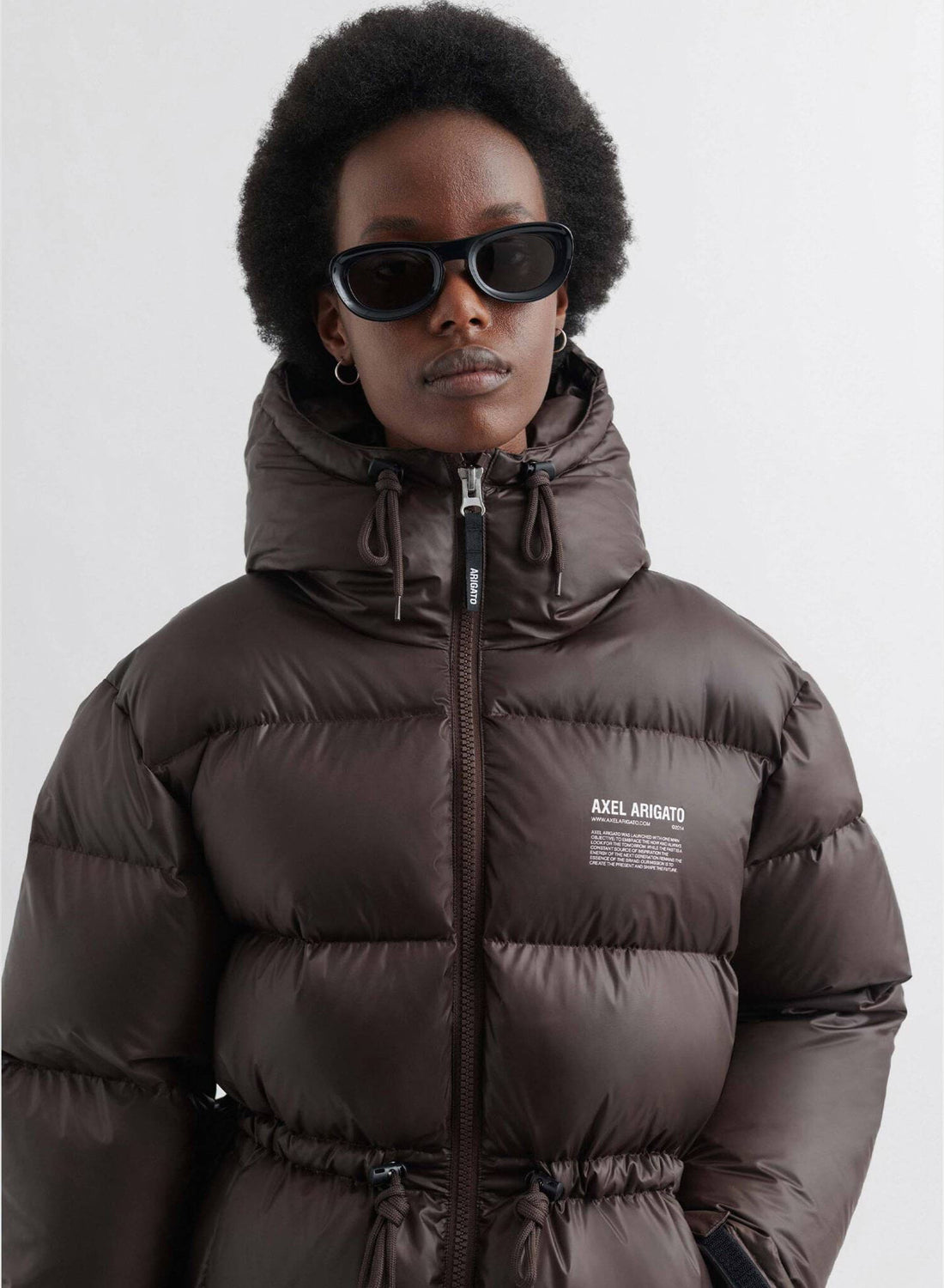 Axel Arigato Rhode Down Jacket Dark Brown