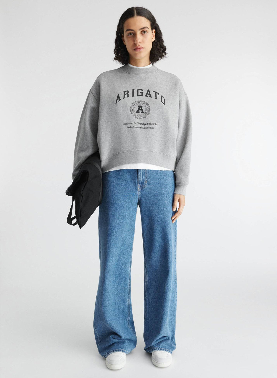 Axel Arigato University Sweatshirt Grey Melange