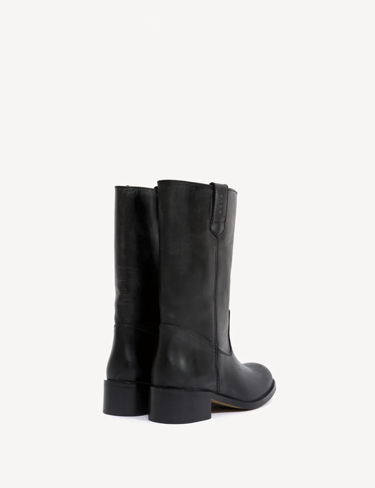 Dico - Skind Støvle - Black - Julia Gaucho