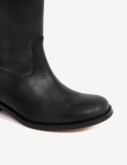 Dico - Skind Støvle - Black - Julia Gaucho