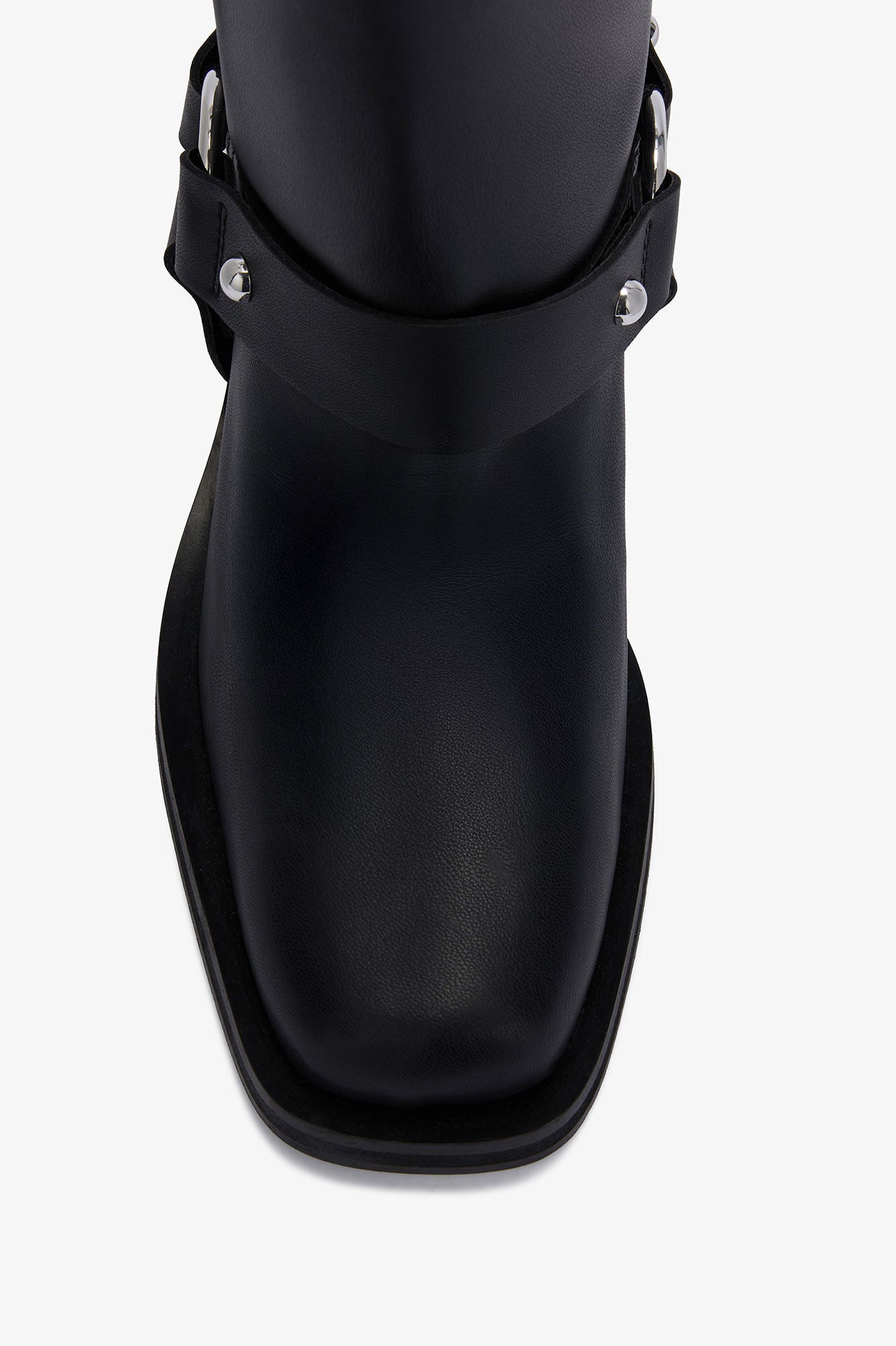 Ganni - Støvler  -Sort - Mid Shaft Biker Boots
