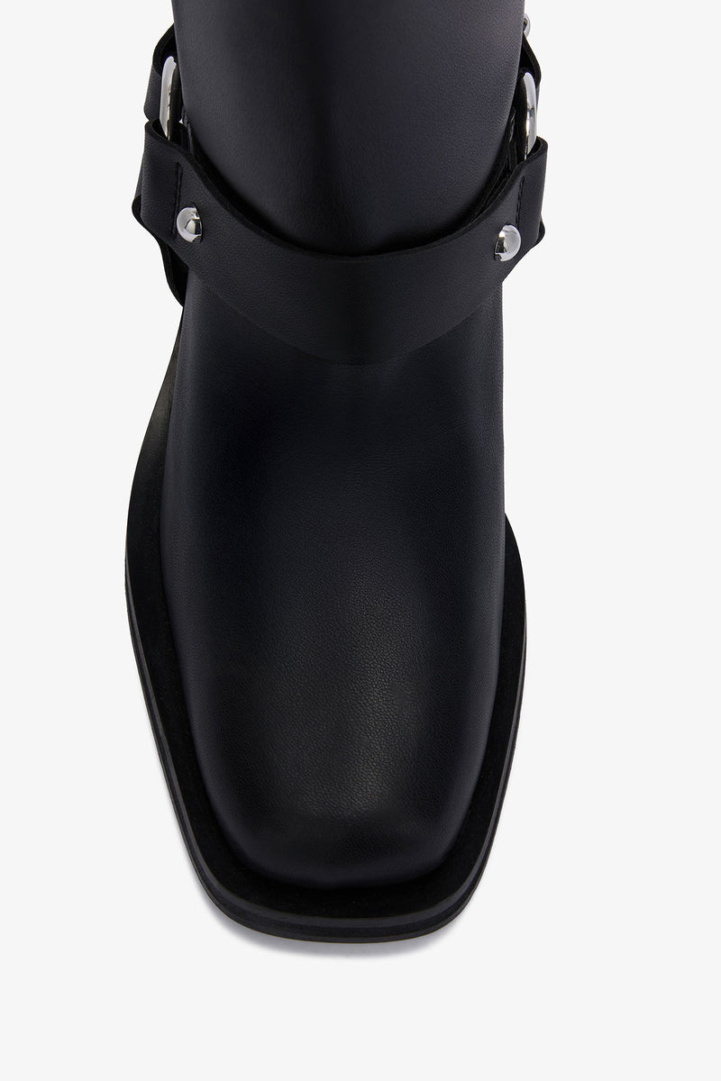 Ganni - Støvler  -Sort - Mid Shaft Biker Boots
