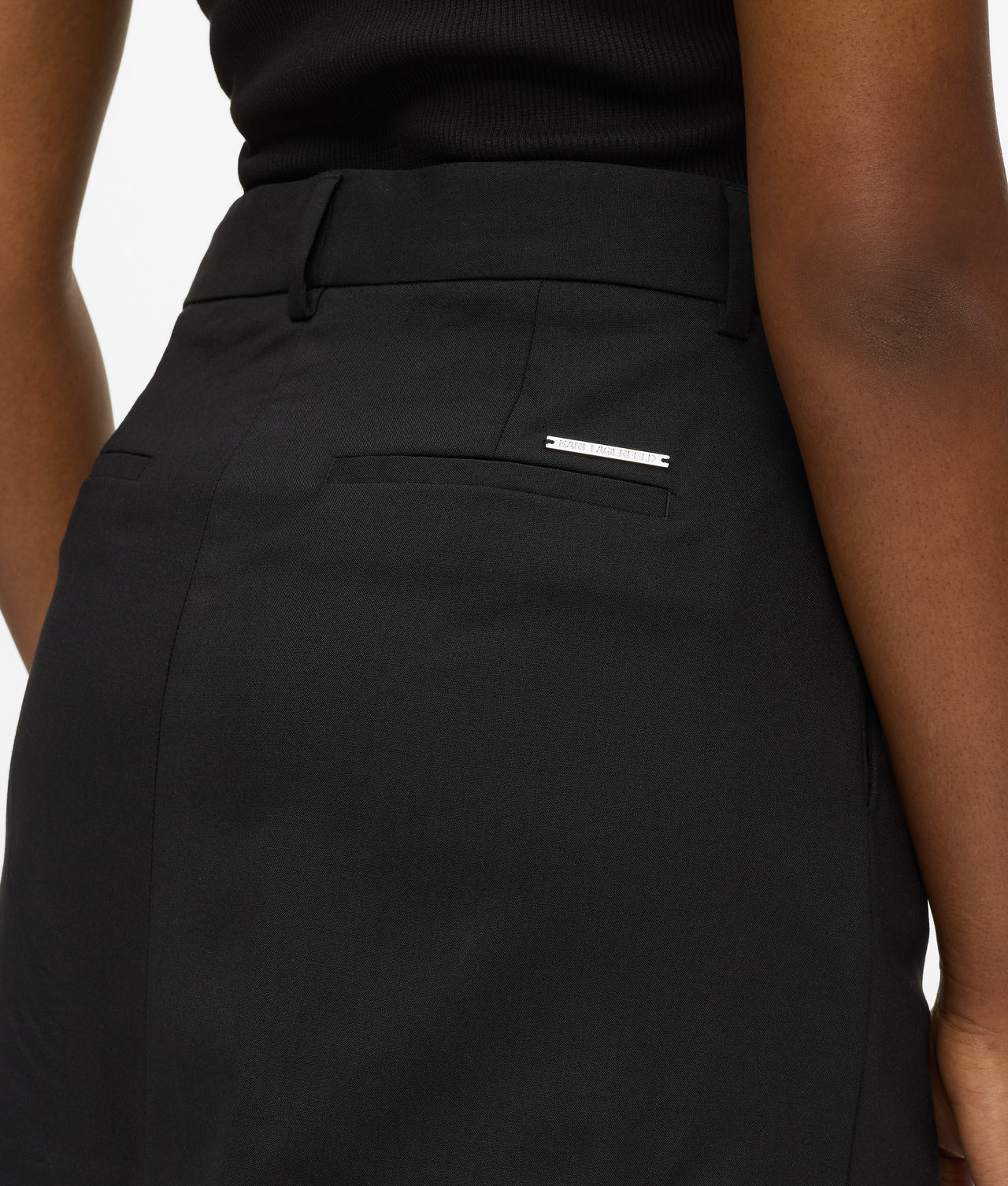 Karl Lagerfeld - Nederdel - Sort - Mini Skort