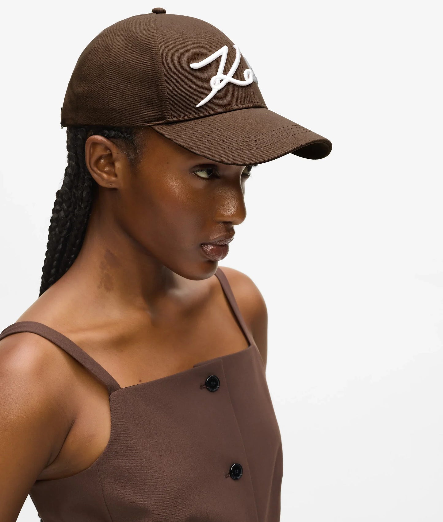 Karl Lagerfeld - Kasket - Brun - Signature Logo Cap