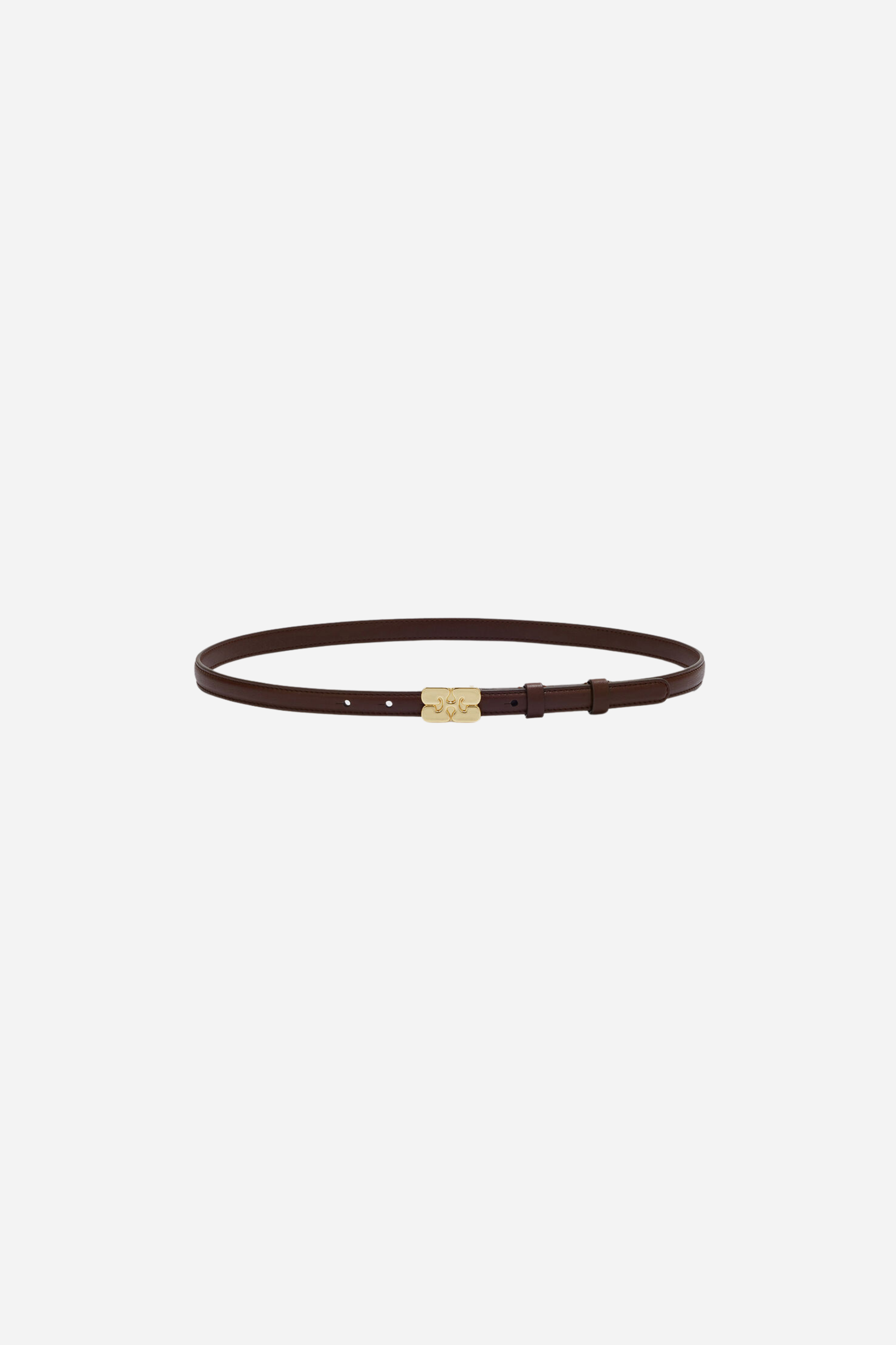 Ganni - Bælte - Chicory Coffee  - Kat Belt