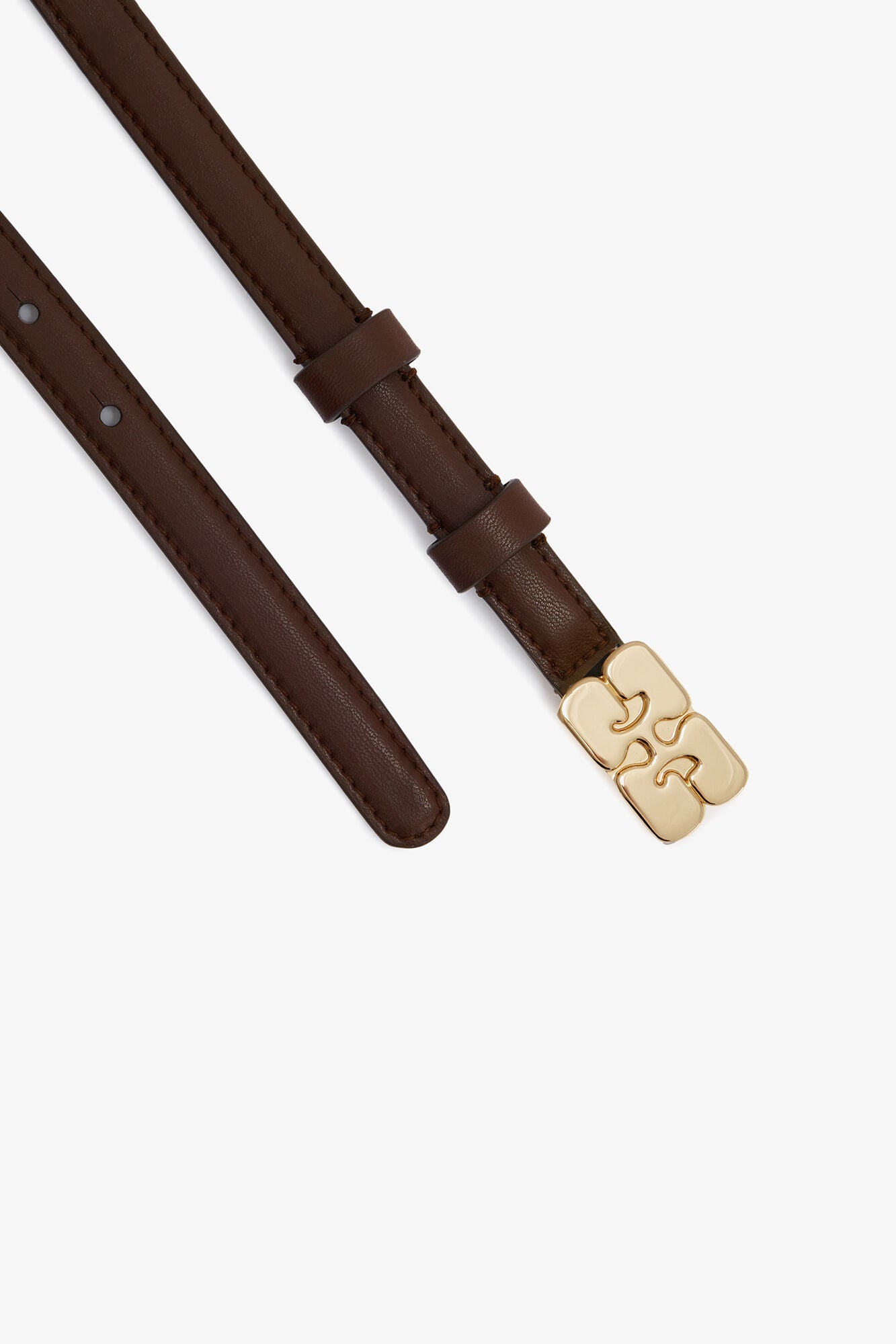 Ganni - Bælte - Chicory Coffee  - Kat Belt