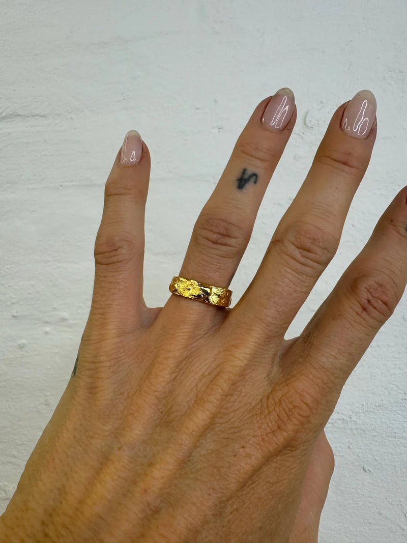 Andcopenhagen Jewelry - Ring - 18 karat guldbelagt 925 sterlingsølv - Karla