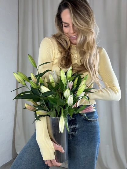 The Collection - Cardigan - Gul - Silvia ( bemærk preorder)