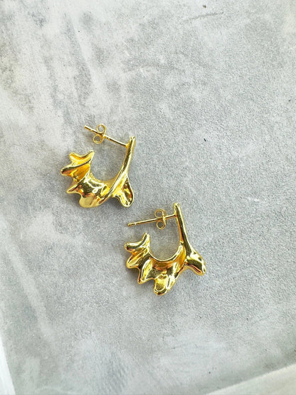 Andcopenhagen Jewelry - Øreringe - 18 karat guldbelagt 925 sterlingsølv - Pauline