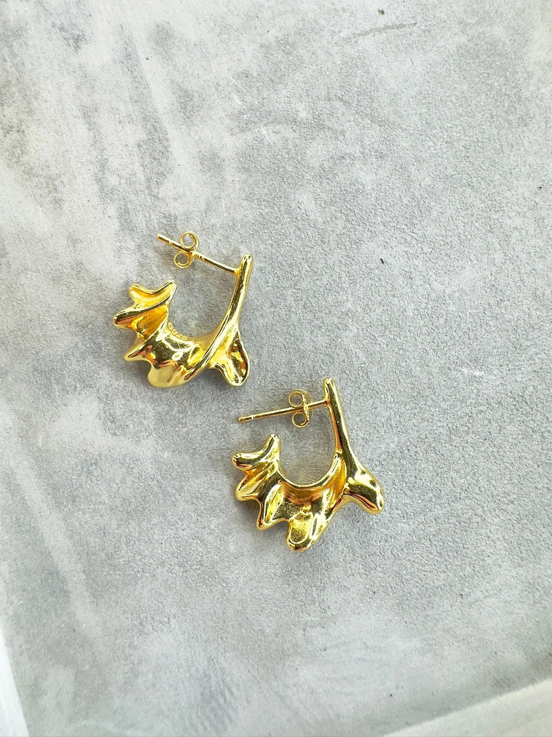 Andcopenhagen Jewelry - Øreringe - 18 karat guldbelagt 925 sterlingsølv - Pauline