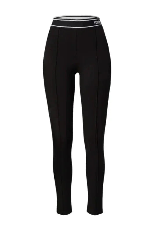 Karl Lagerfeld - Leggings - Black Logo - Stilkompagniet.dk