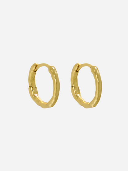 Andcopenhagen Jewelry - Øreringe hoops - 18 karat guldbelagt 925 sterlingsølv - Nia small