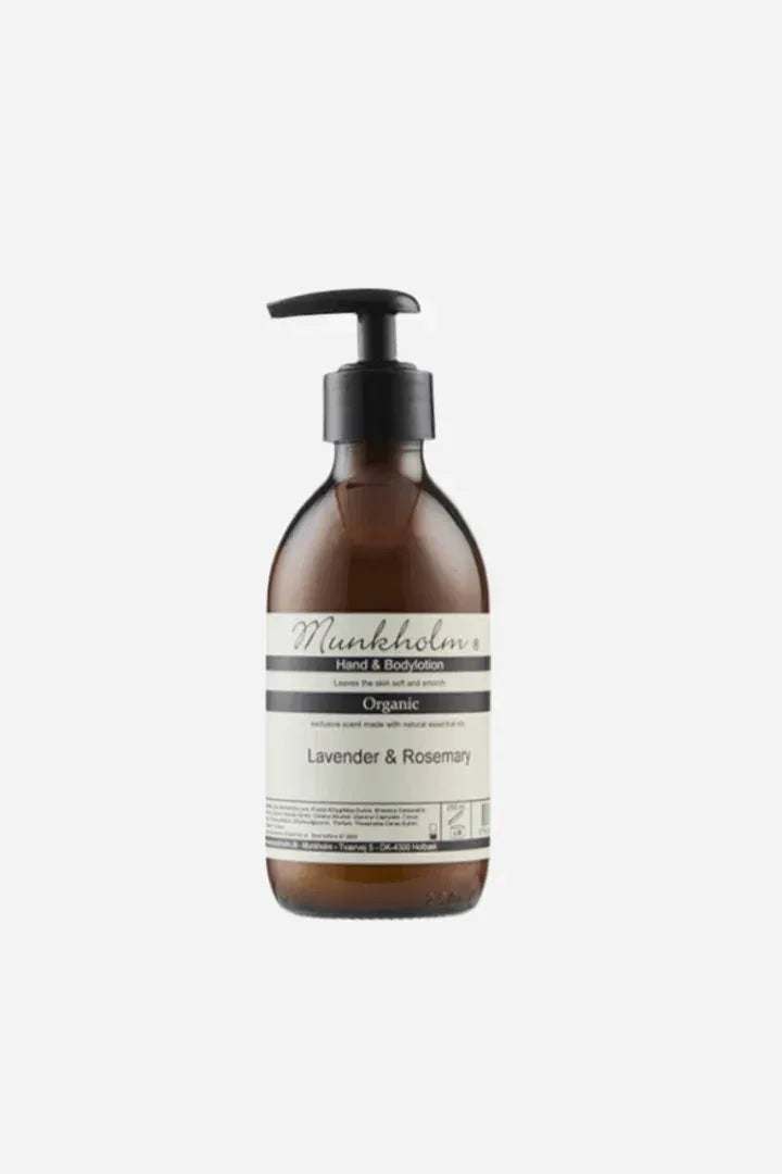 Organic hand og bodylotion - Lavender & Rosemary - 250 ml - Munkholm sss - Stilkompagniet.dk