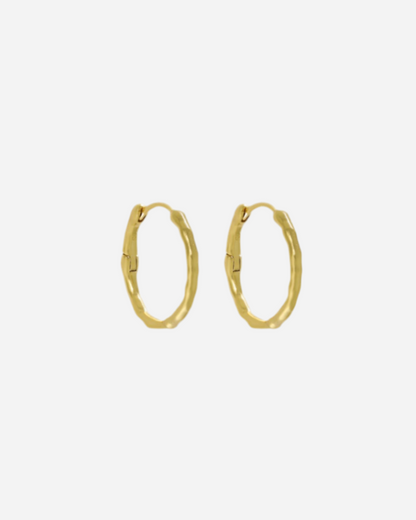 Andcopenhagen Jewelry - Øreringe hoops - 18 karat guldbelagt 925 sterlingsølv - Nia