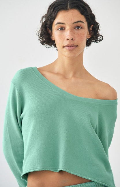 American Vintage - Langærmet Sweatshirt - Vintage Lettuce - Bepow